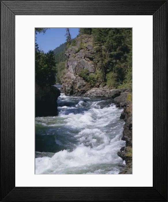 Framed Print : Adams River, British Columbia (B. C. ), Canada, North America Framed Print : Adams River, British Columbia (B. C. ), Canada, North America