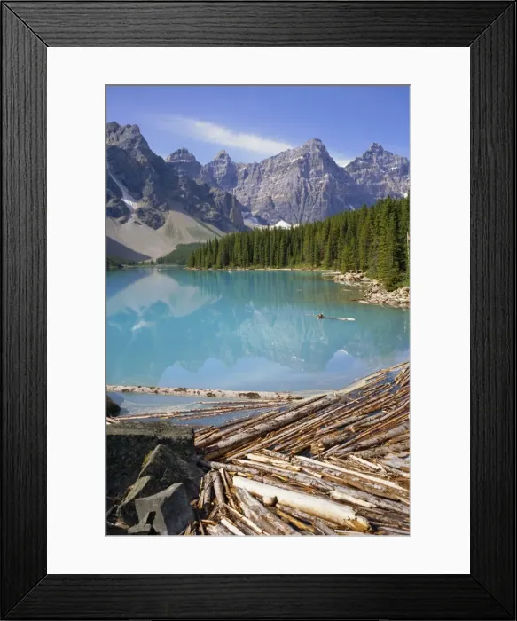 Framed Print : Moraine Lake, Rocky Mountains, Alberta, Canada Framed Print : Moraine Lake, Rocky Mountains, Alberta, Canada