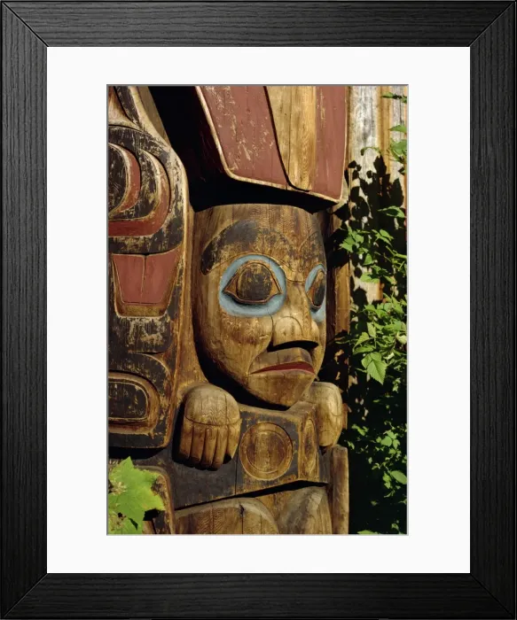 Framed Print : Totem Pole Park, Haida Village, Vancouver, British Columbia, Canada, North America Framed Print : Totem Pole Park, Haida Village, Vancouver, British Columbia, Canada, North America
