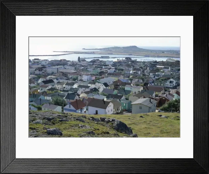 Framed Print : St. Pierre, Newfoundland, Canada, North America Framed Print : St. Pierre, Newfoundland, Canada, North America