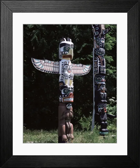 Framed Print : Totem, Stanley Park, Vancouver, British Columbia, Canada, North America Framed Print : Totem, Stanley Park, Vancouver, British Columbia, Canada, North America
