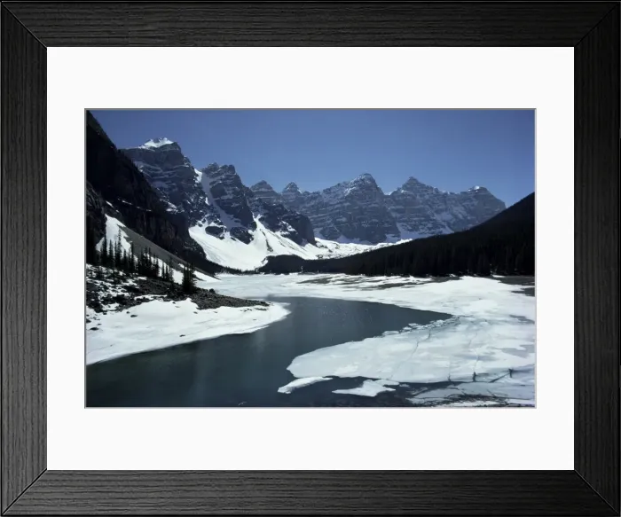 Framed Print : Lake Morraine, Banff National Park, UNESCO World Heritage Site, Alberta