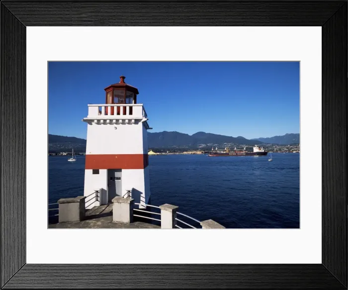 Framed Print : Broghton Point lighthouse, Vancouver, British Columbia, Canada, North America Framed Print : Broghton Point lighthouse, Vancouver, British Columbia, Canada, North America