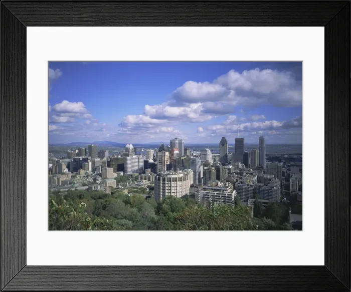 Framed Print : City skyline, Montreal, Quebec. Canada, North America Framed Print : City skyline, Montreal, Quebec. Canada, North America