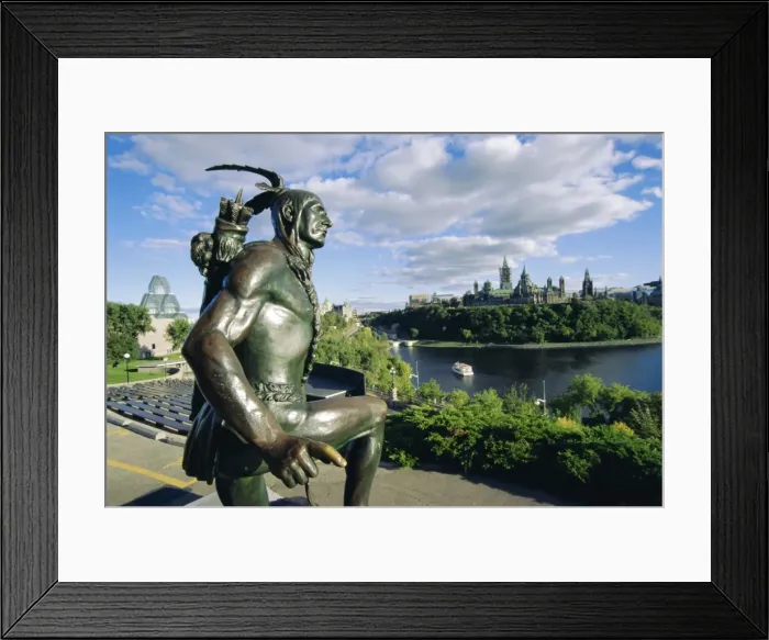 Framed Print : View to Parliament Building, Ottawa, Ontario, Canada Framed Print : View to Parliament Building, Ottawa, Ontario, Canada