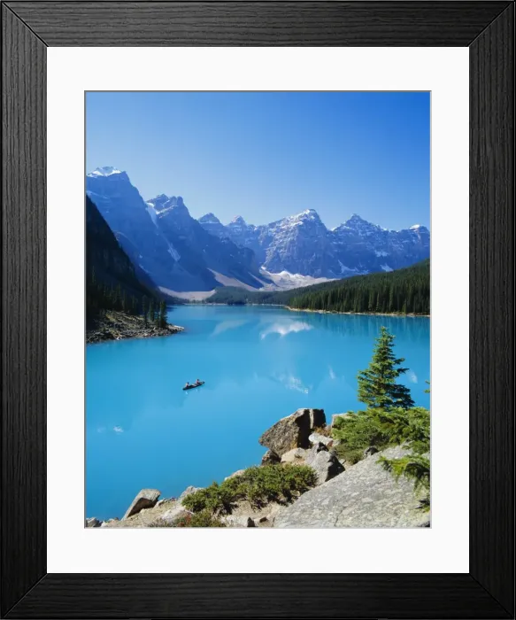 Framed Print : Valley of the Ten Peaks, Lake Moraine, Rocky Mountains, Banff National Park Framed Print : Valley of the Ten Peaks, Lake Moraine, Rocky Mountains, Banff National Park