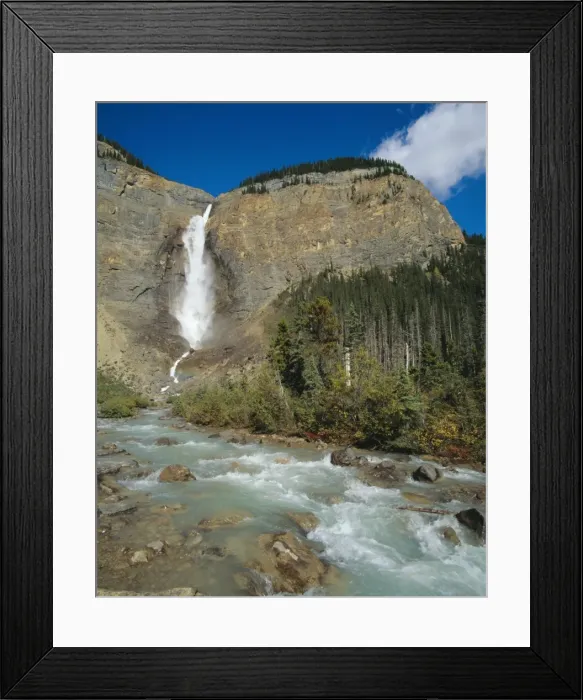 Framed Print : Takkakaw Falls, Yoho Valley, Yoho National Park, Rocky Mountains, British Columbia Framed Print : Takkakaw Falls, Yoho Valley, Yoho National Park, Rocky Mountains, British Columbia