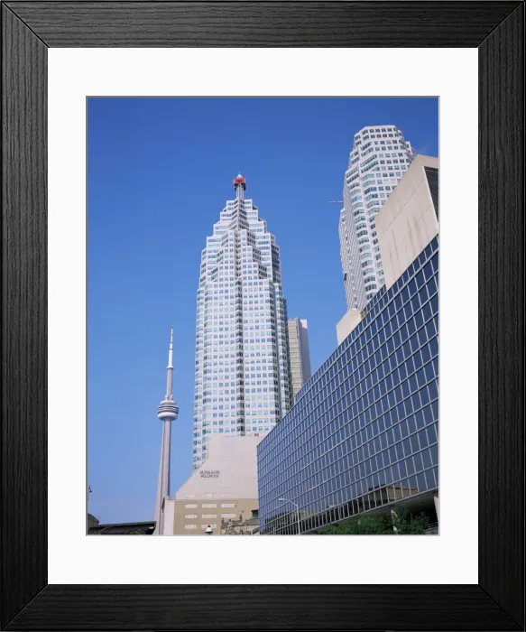 Framed Print : City centre buildings, Toronto, Ontario, Canada, North America