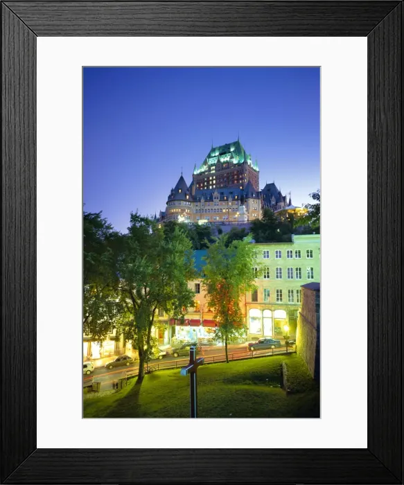 Framed Print : Chateau Frontenac, Quebec City, Quebec, Canada Framed Print : Chateau Frontenac, Quebec City, Quebec, Canada