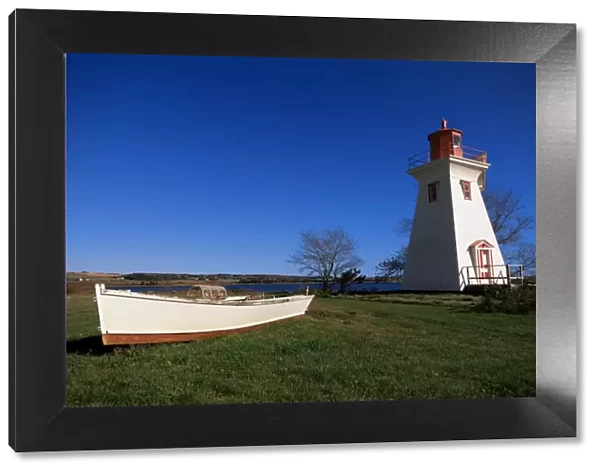 Lighthouse at Victoria by the sea, Prince Edward Island, Canada, North America