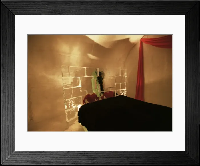 Framed Print : Ice bedroom, Ice Hotel, Quebec, Quebec, Canada, North America Framed Print : Ice bedroom, Ice Hotel, Quebec, Quebec, Canada, North America