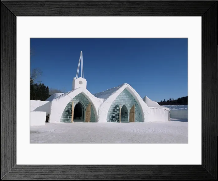 Framed Print : Ice chapel, Ice Hotel, Quebec, Quebec, Canada, North America Framed Print : Ice chapel, Ice Hotel, Quebec, Quebec, Canada, North America