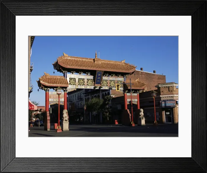 Framed Print : Chinatown, Victoria, British Columbia (B. C. ), Canada, North America Framed Print : Chinatown, Victoria, British Columbia (B. C. ), Canada, North America