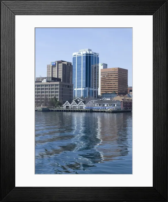 Framed Print : City view from harbour, Halifax, Nova Scotia, Canada, North America Framed Print : City view from harbour, Halifax, Nova Scotia, Canada, North America