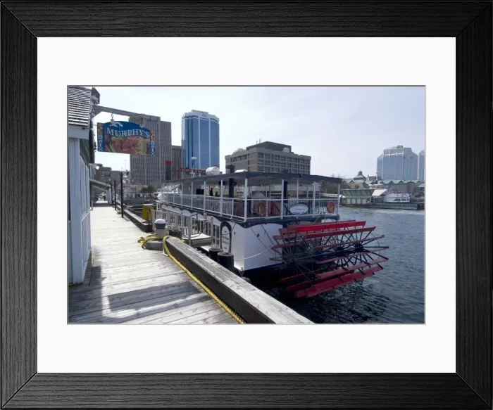 Framed Print : Harbour Walk and city view, Halifax, Nova Scotia, Canada, North America Framed Print : Harbour Walk and city view, Halifax, Nova Scotia, Canada, North America