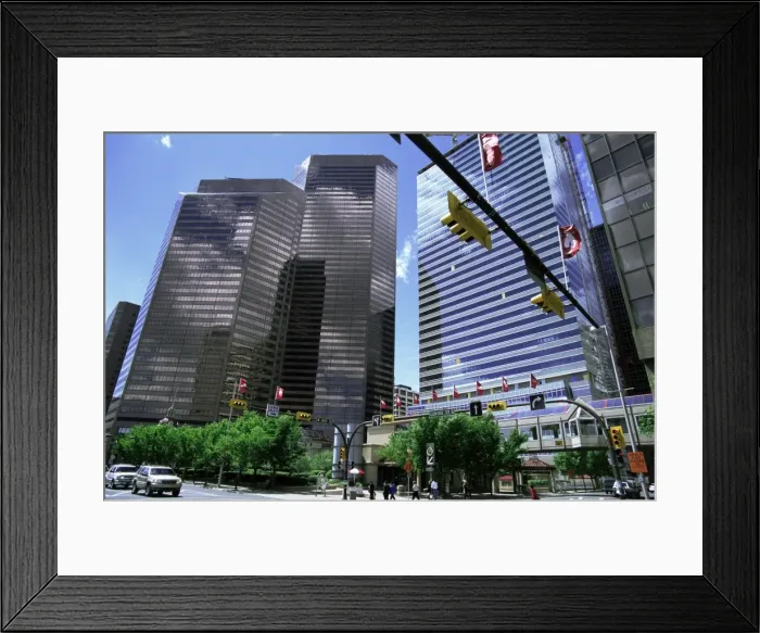 Framed Print : Downtown, Calgary, Alberta, Canada, North America Framed Print : Downtown, Calgary, Alberta, Canada, North America