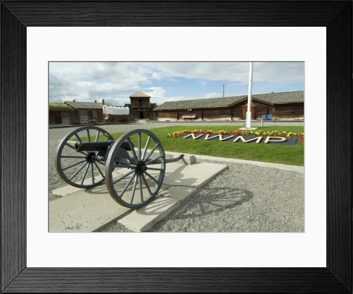 Framed Print : North West Mounted Police Fort, (Royal Canadian Mounted Police), Fort McLeod Framed Print : North West Mounted Police Fort, (Royal Canadian Mounted Police), Fort McLeod