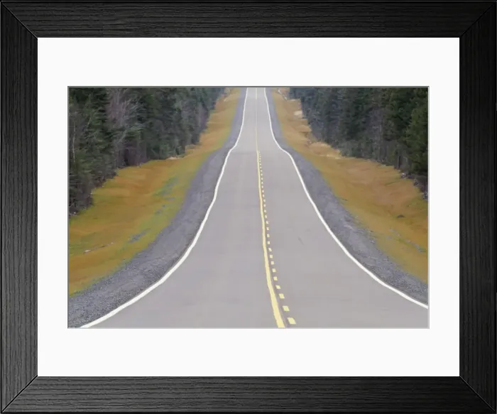 Framed Print : Park road, Kouchibouguac National Park, New Brunswick, Canada, North America