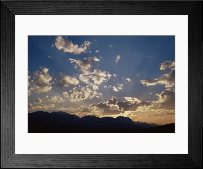 Framed Print : Sunset from Storm Mountain Overlook, Banff National Park, UNESCO World Heritage Site Framed Print : Sunset from Storm Mountain Overlook, Banff National Park, UNESCO World Heritage Site
