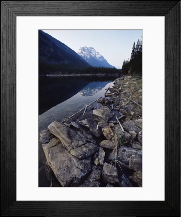 Framed Print : Mount Kerkeslin and Horseshoe Lake, Jasper National Park, UNESCO World Heritage Site Framed Print : Mount Kerkeslin and Horseshoe Lake, Jasper National Park, UNESCO World Heritage Site
