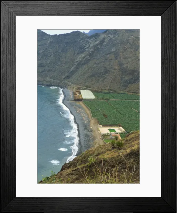 Framed Print : Playa de Hermigua, La Gomera, Canary Islands, Spain, Atlantic Ocean, Europe Framed Print : Playa de Hermigua, La Gomera, Canary Islands, Spain, Atlantic Ocean, Europe