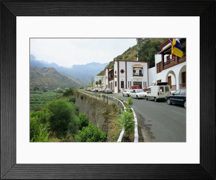 Framed Print : Hermigua, La Gomera, Canary Islands, Spain, Atlantic, Europe Framed Print : Hermigua, La Gomera, Canary Islands, Spain, Atlantic, Europe