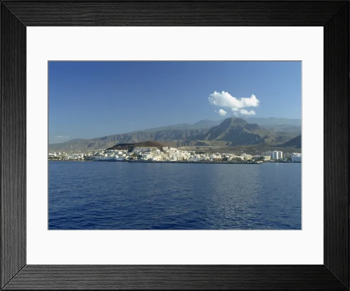 Framed Print : Los Cristianos, Tenerife, Canary Islands, Spain, Atlantic Ocean, Europe