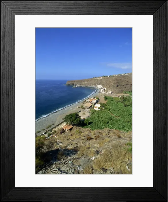 Framed Print : Banana plantations, Santiago, La Gomera, Canary Islands, Spain, Atlantic Ocean, Europe Framed Print : Banana plantations, Santiago, La Gomera, Canary Islands, Spain, Atlantic Ocean, Europe