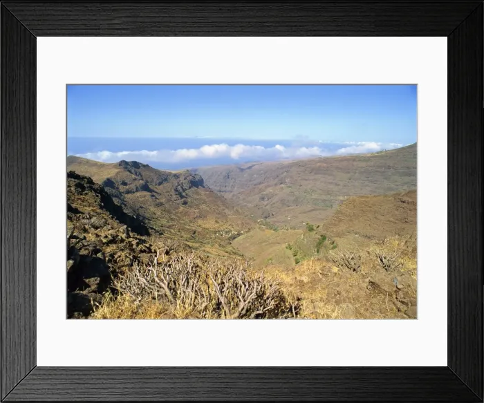 Framed Print : Area between Erquito and Las Hayas, La Gomera, Canary Islands, Spain, Atlantic, Europe Framed Print : Area between Erquito and Las Hayas, La Gomera, Canary Islands, Spain, Atlantic, Europe