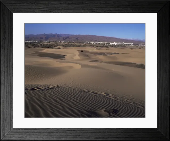 Framed Print : Dunes, Maspalomas, Gran Canaria, Canary Islands, Spain, Europe Framed Print : Dunes, Maspalomas, Gran Canaria, Canary Islands, Spain, Europe