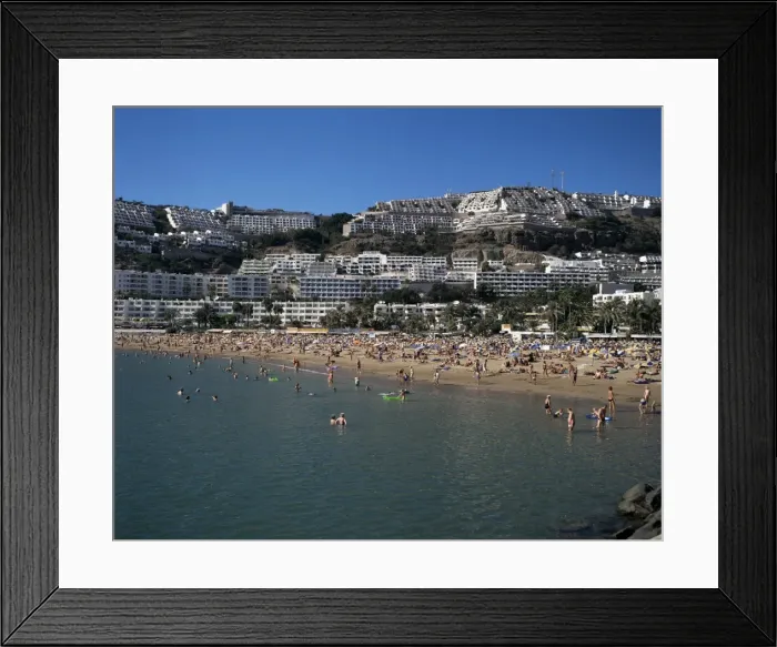 Framed Print : Puerto Rico, Gran Canaria, Canary Islands, Spain, Atlantic, Europe Framed Print : Puerto Rico, Gran Canaria, Canary Islands, Spain, Atlantic, Europe