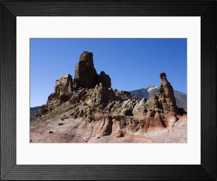 Framed Print : Montana de Roque, Parque Nacional de Las Canadas del Teide (Teide National Park)