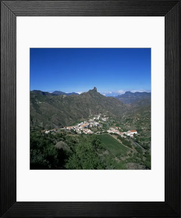 Framed Print : Tejeda and Roque Bentaiga, Gran Canaria, Canary Islands, Spain, Europe Framed Print : Tejeda and Roque Bentaiga, Gran Canaria, Canary Islands, Spain, Europe