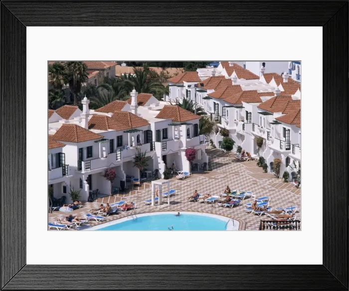 Framed Print : Hotel at Maspalomas, Gran Canaria, Canary Islands, Spain, Europe Framed Print : Hotel at Maspalomas, Gran Canaria, Canary Islands, Spain, Europe