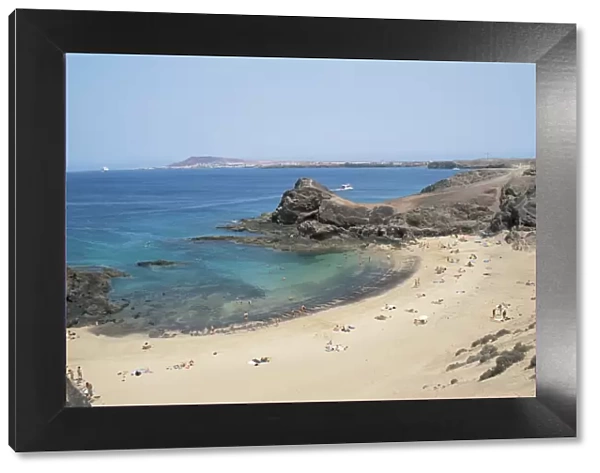 Playa de Papagayo, Lanzarote, Canary Islands, Spain, Atlantic, Europe