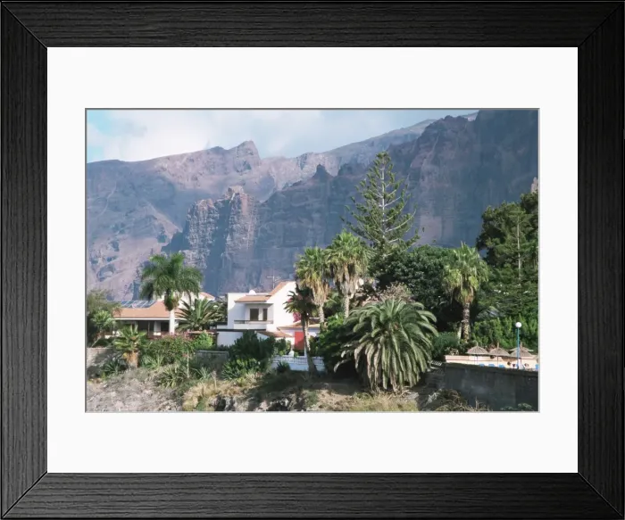 Framed Print : Villas and gardens, Los Gigantes, Tenerife, Canary Islands, Spain, Europe Framed Print : Villas and gardens, Los Gigantes, Tenerife, Canary Islands, Spain, Europe