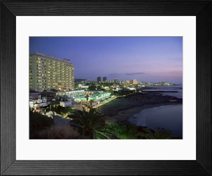 Framed Print : Playa de las Americas, Tenerife, Canary Islands, Spain, Europe Framed Print : Playa de las Americas, Tenerife, Canary Islands, Spain, Europe