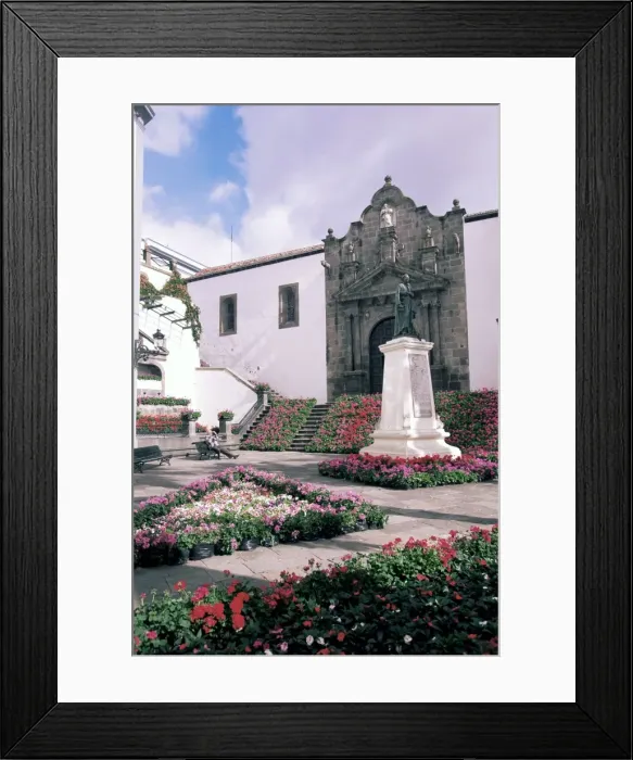 Framed Print : Plaza de Espana, Santa Cruz, La Palma, Canary Islands, Spain, Atlantic, Europe Framed Print : Plaza de Espana, Santa Cruz, La Palma, Canary Islands, Spain, Atlantic, Europe