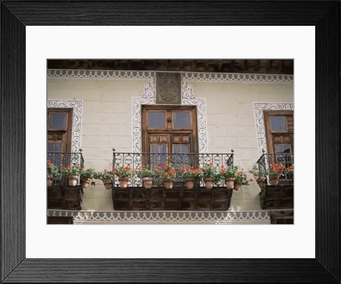 Framed Print : Houses of the balconies, Orotava, Tenerife, Canary Islands, Spain, Europe Framed Print : Houses of the balconies, Orotava, Tenerife, Canary Islands, Spain, Europe