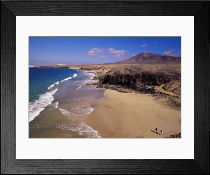 Framed Print : Papagayo beach and coastline, Lanzarote, Canary Islands, Spain, Atlantic, Europe Framed Print : Papagayo beach and coastline, Lanzarote, Canary Islands, Spain, Atlantic, Europe