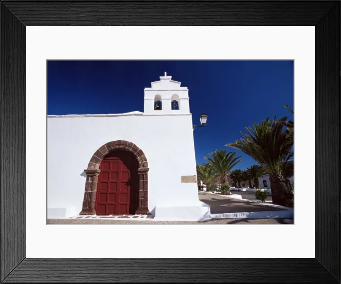 Framed Print : Church, Yaiza, Lanzarote, Canary Islands, Spain, Mediterranean, Europe Framed Print : Church, Yaiza, Lanzarote, Canary Islands, Spain, Mediterranean, Europe