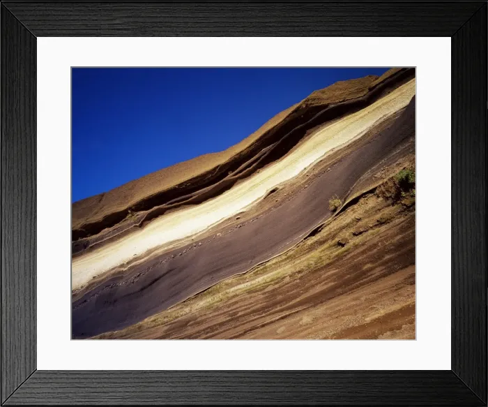 Framed Print : Volcanic stratified rocks, Parque Nacional del Teide, Tenerife, Canary Islands Framed Print : Volcanic stratified rocks, Parque Nacional del Teide, Tenerife, Canary Islands
