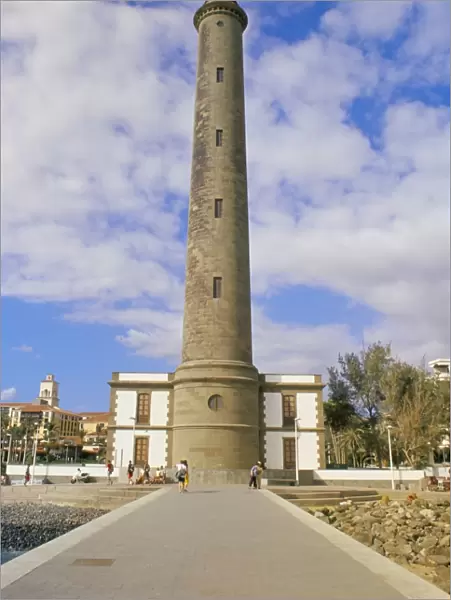 Maspalomas lighthouse, Maspalomas, Gran Canaria, Canary Islands, Spain, Atlantic, Europe