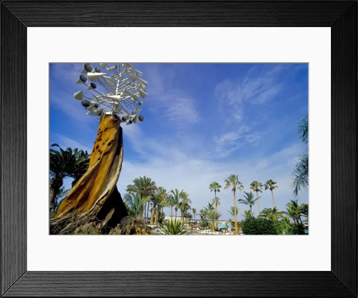 Framed Print : Sculpture called Tribute to the Trade Winds, Puerto de la Cruz, Tenerife Framed Print : Sculpture called Tribute to the Trade Winds, Puerto de la Cruz, Tenerife