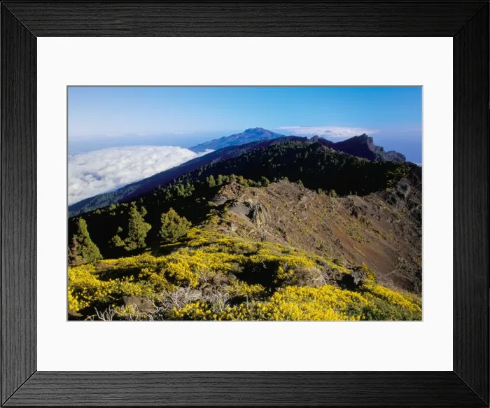 Framed Print : View of Parque Nacional de la Caldera de Taburiente from Pico de las Nieves Framed Print : View of Parque Nacional de la Caldera de Taburiente from Pico de las Nieves