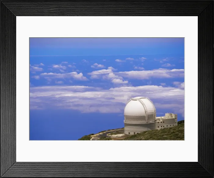 Framed Print : Astrophysic observatory situated near Roque de los Muchachos, La Palma Framed Print : Astrophysic observatory situated near Roque de los Muchachos, La Palma