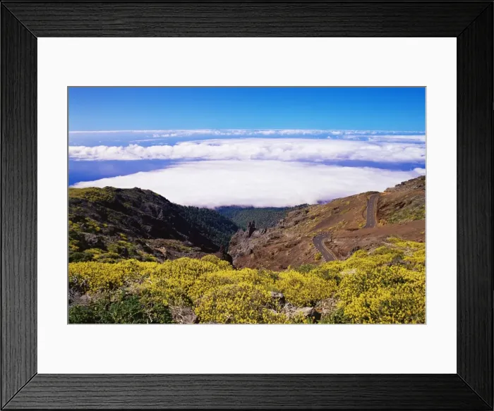 Framed Print : View of Parc Nacional de la Caldera de Taburiente from Roque de los Muchachos