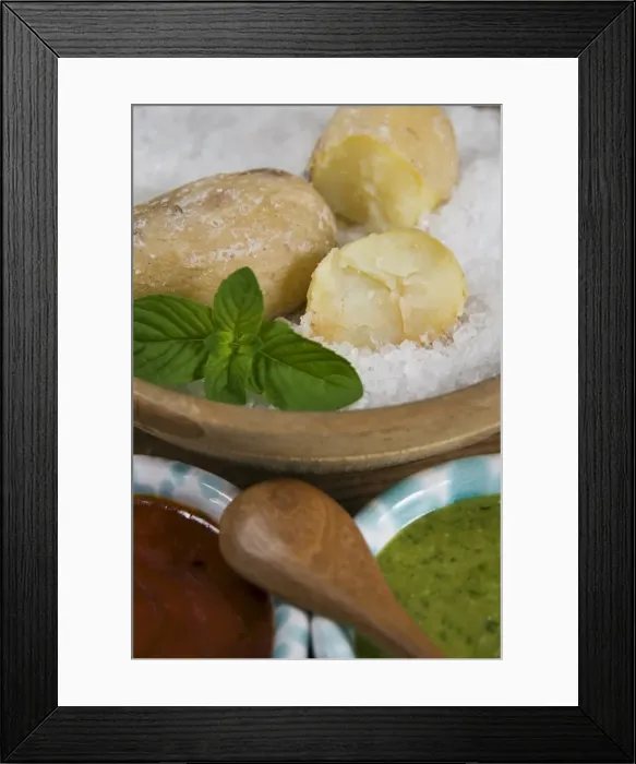 Framed Print : Papas arrugadas, food of the Canary Islands, Spain, Europe Framed Print : Papas arrugadas, food of the Canary Islands, Spain, Europe