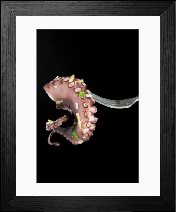 Framed Print : Pulpo guisado, food from the Canary Islands, Spain, Europe Framed Print : Pulpo guisado, food from the Canary Islands, Spain, Europe