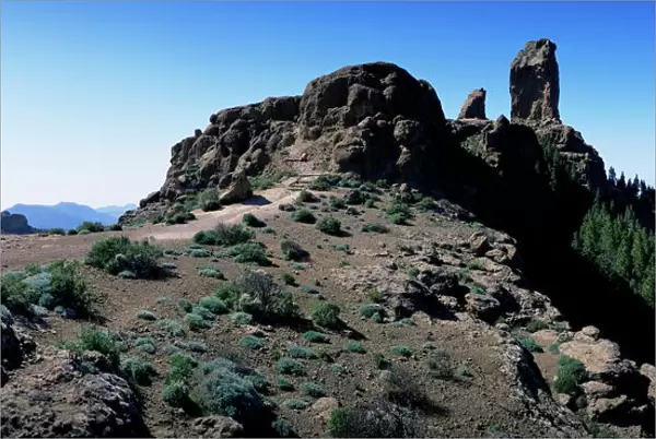 Roque Nublo, 1813m, Gran Canaria, Canary Islands, Spain, Europe